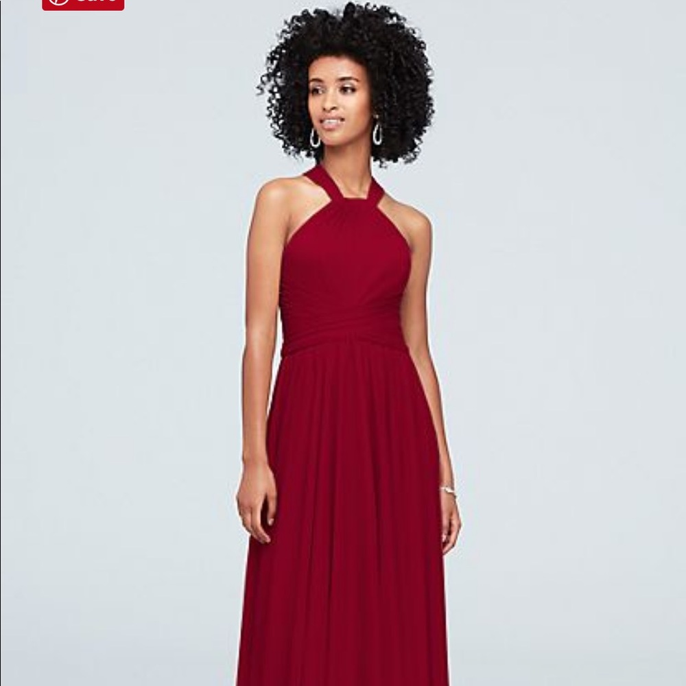 Floor Length formal dress- Maroon/dark red SIZE 4